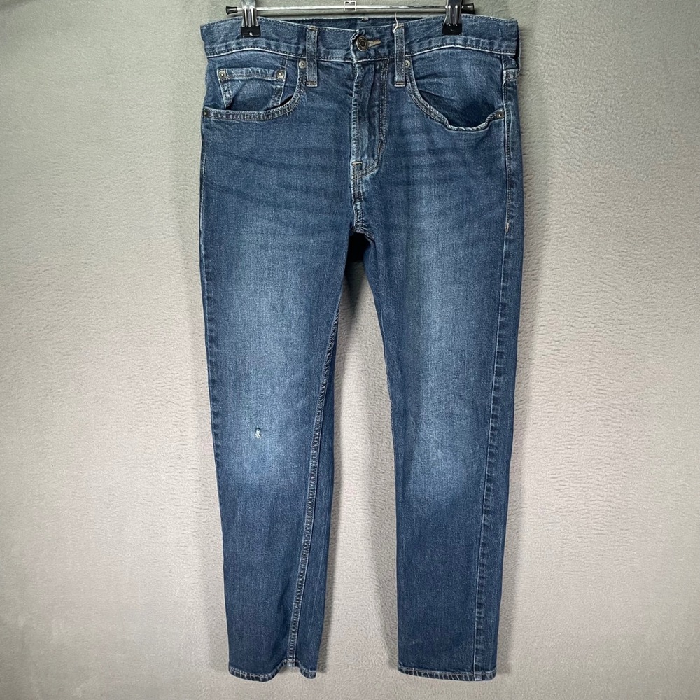 Old‎ Navy Slim Jeans Mens 29x30 Blue Dark Wash Stretch Tapered Denim
